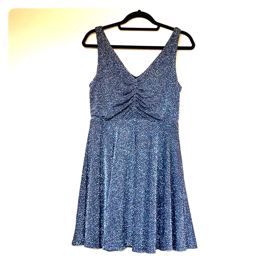 Minkpink Black&Silver Swing Skater Dress